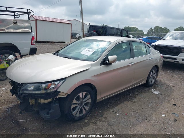 Honda ACCORD LX 2014 1HGCR2F31EA278456 Image 2