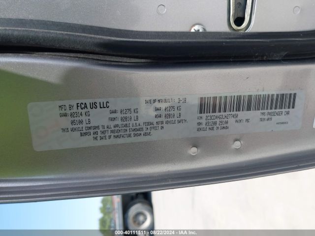 2C3CDXHG3JH277450 Dodge Charger Sxt Plus Rwd