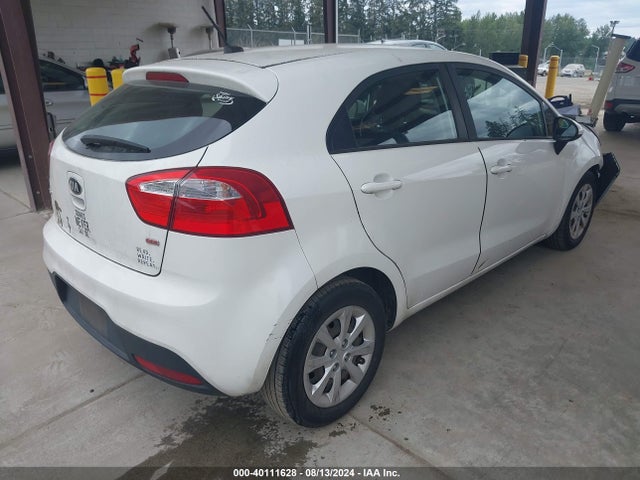 KIA RIO LX 2014 KNADM5A31E6376767 Image 4