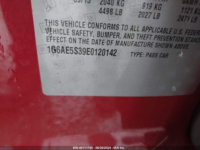 1G6AE5S39E0120142 Cadillac Ats Premium