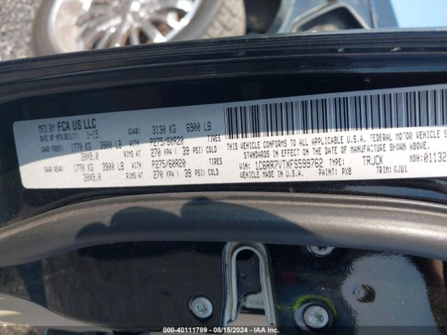 1C6RR7VTXFS599762 RAM 1500 Laramie