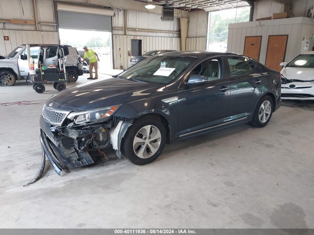 KIA OPTIMA HYBRID 2015 KNAGM4AD1F5089016 Image 2
