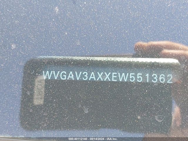 WVGAV3AXXEW551362 Volkswagen Tiguan Sel