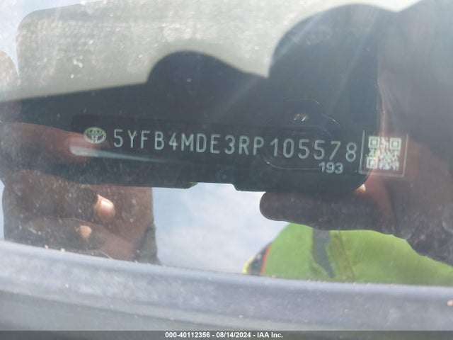 Toyota COROLLA LE 2024 5YFB4MDE3RP105578 Image 9