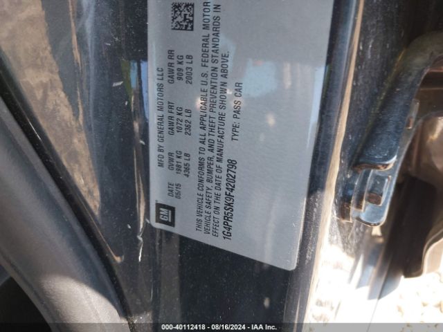 1G4PR5SK9F4202798 Buick Verano Convenience Group