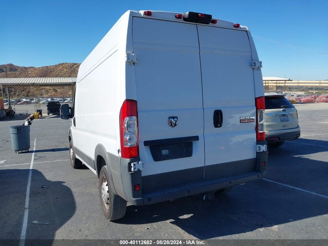 3C6TRVBGXJE159389 RAM Promaster 1500 High Roof 136 Wb