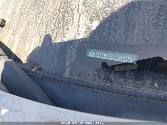 KIA Optima Lx 2015 5XXGM4A77FG447843 Image 9