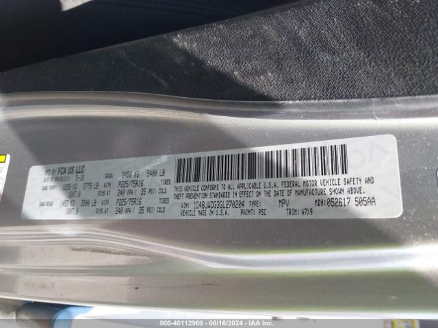 1C4BJWDG3GL270204 Jeep Wrangler Unlimited Sport