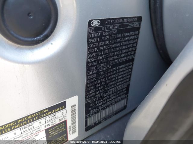 SALYM2RV3JA755293 Land Rover Range Rover Velar P380 First Edition/p380 Hse R-dynamic