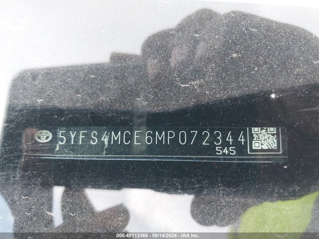 Toyota COROLLA SE 2021 5YFS4MCE6MP072344 Image 9