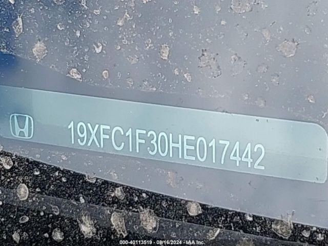 19XFC1F30HE017442 Honda Civic Ex-t