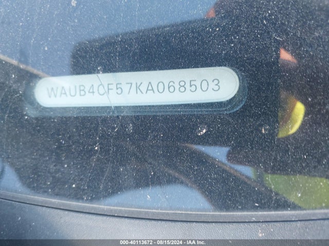 WAUB4CF57KA068503 Audi S5 3.0t Premium