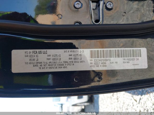 2C3CDXHG7KH584752 Dodge Charger Gt Rwd