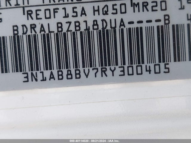 Nissan Sentra S Xtronic Cvt 2024 3N1AB8BV7RY300405 Image 9