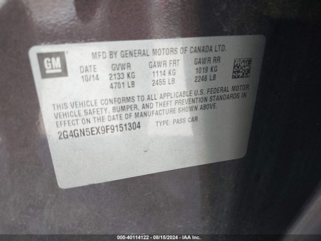 2G4GN5EX9F9151304 Buick Regal Turbo/e-assist Premium I