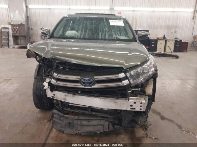 5TDDGRFH2HS030057 Toyota Highlander Hybrid Limited Platinum