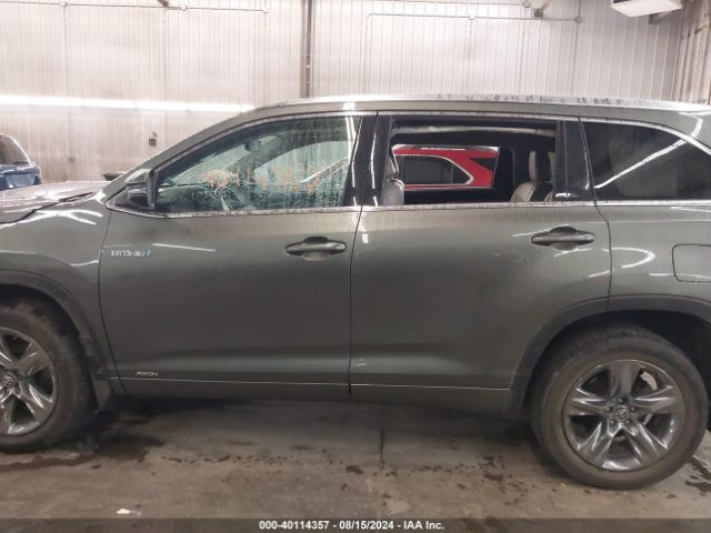 5TDDGRFH2HS030057 Toyota Highlander Hybrid Limited Platinum
