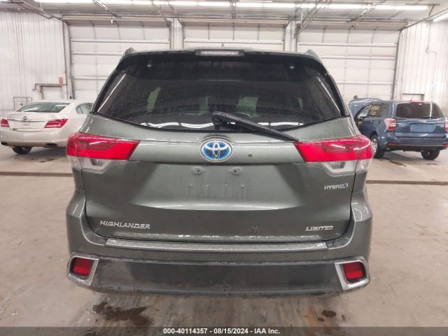 5TDDGRFH2HS030057 Toyota Highlander Hybrid Limited Platinum