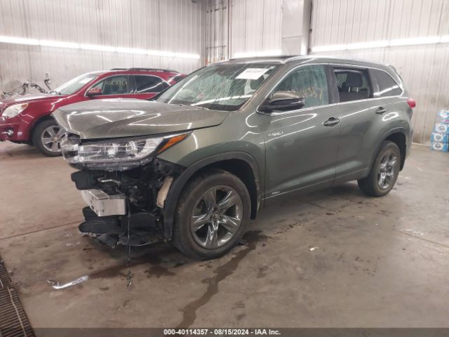 5TDDGRFH2HS030057 Toyota Highlander Hybrid Limited Platinum