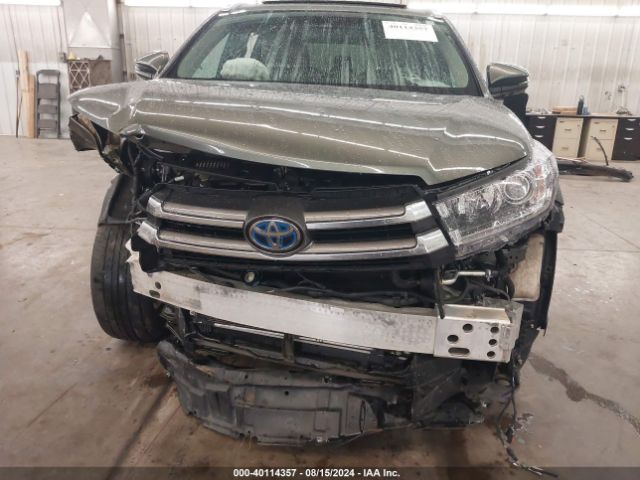 5TDDGRFH2HS030057 Toyota Highlander Hybrid Limited Platinum