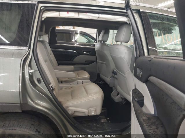 5TDDGRFH2HS030057 Toyota Highlander Hybrid Limited Platinum