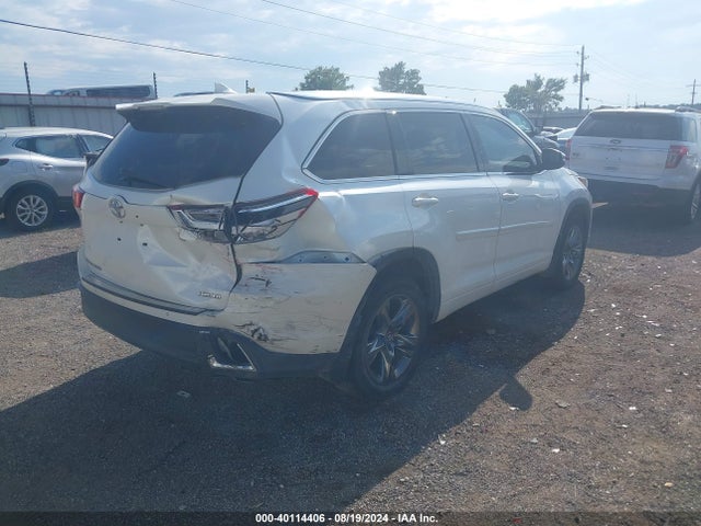 Toyota Highlander Limited Platinum 2018 5TDYZRFH0JS244384 Image 4