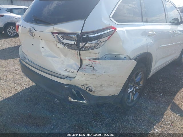 Toyota Highlander Limited Platinum 2018 5TDYZRFH0JS244384 Image 6