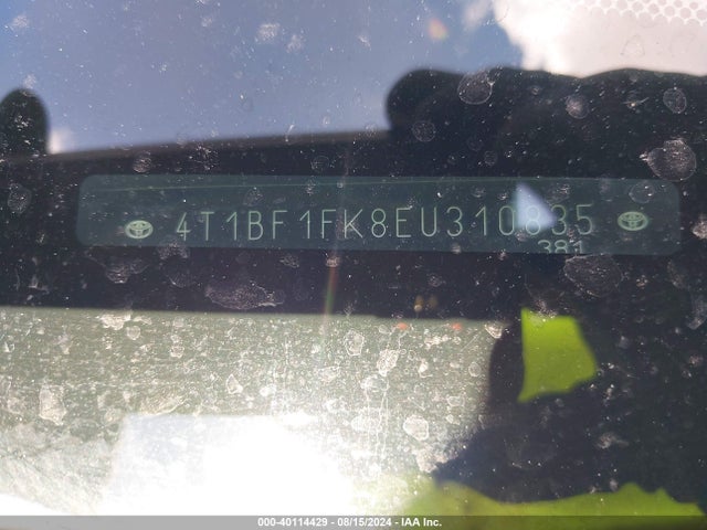 Toyota CAMRY LE 2014 4T1BF1FK8EU310835 Image 9