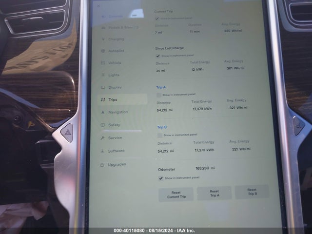 Tesla Model S 60/70/85 2015 5YJSA1E19FF111413 Image 7