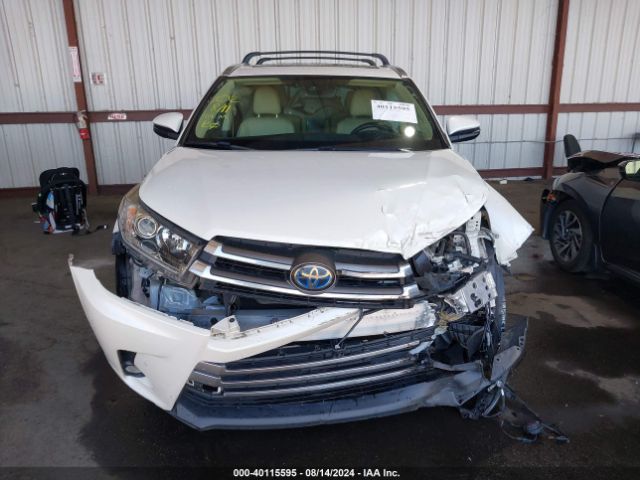 5TDDGRFH8HS031939 Toyota Highlander Hybrid Limited Platinum