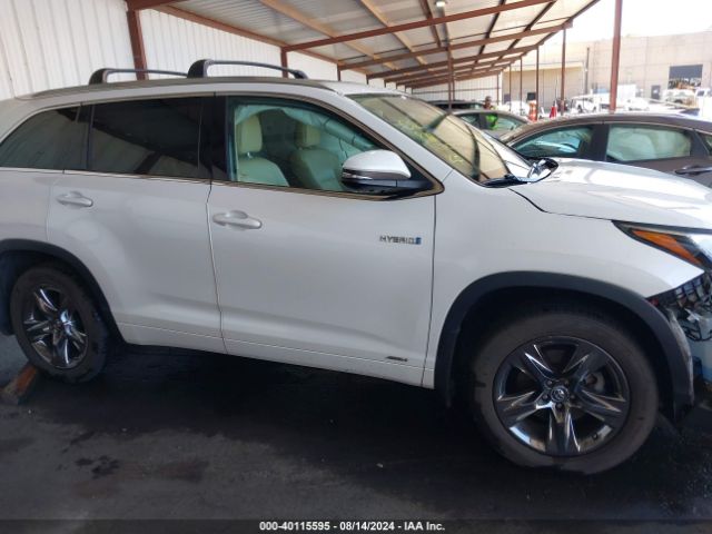 5TDDGRFH8HS031939 Toyota Highlander Hybrid Limited Platinum