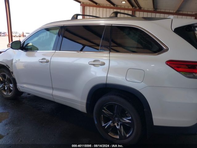 5TDDGRFH8HS031939 Toyota Highlander Hybrid Limited Platinum