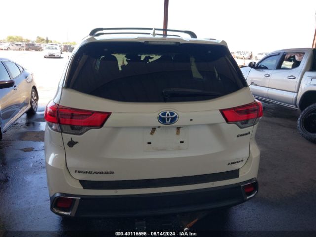 5TDDGRFH8HS031939 Toyota Highlander Hybrid Limited Platinum