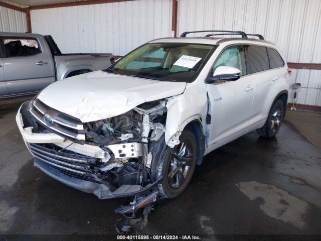 5TDDGRFH8HS031939 Toyota Highlander Hybrid Limited Platinum