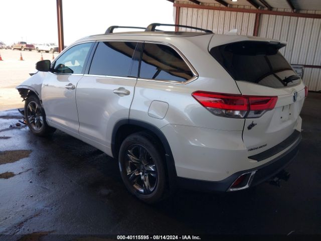 5TDDGRFH8HS031939 Toyota Highlander Hybrid Limited Platinum