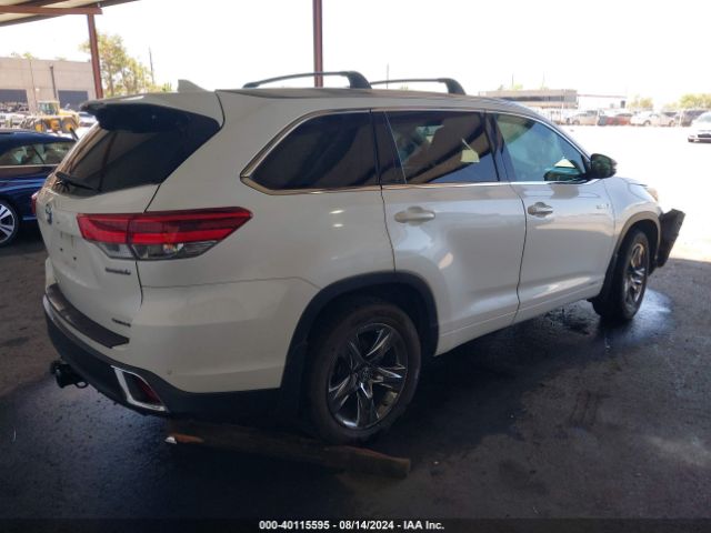 5TDDGRFH8HS031939 Toyota Highlander Hybrid Limited Platinum