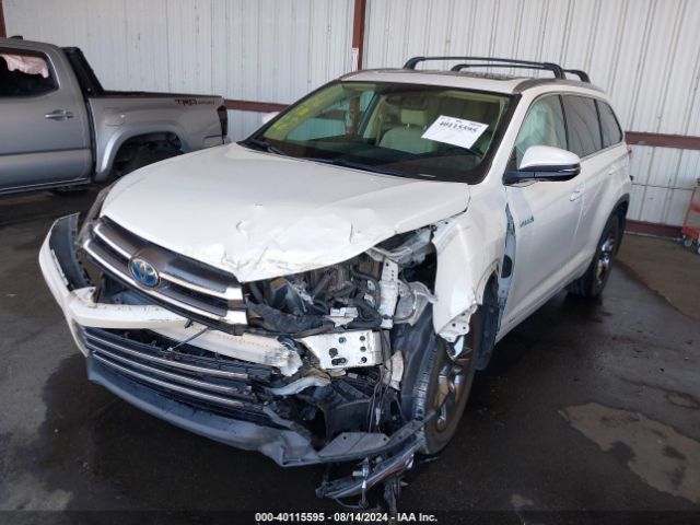 5TDDGRFH8HS031939 Toyota Highlander Hybrid Limited Platinum