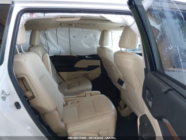 5TDDGRFH8HS031939 Toyota Highlander Hybrid Limited Platinum