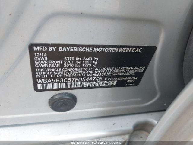WBA5B3C57FD544745 BMW 535i Xdrive