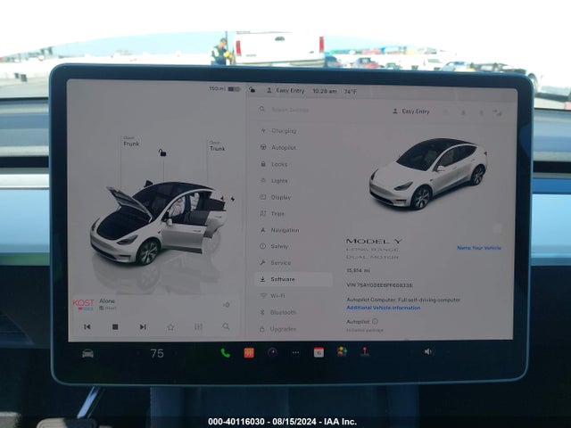 7SAYGDEE6PF608338 Tesla Model Y Awd/long Range Dual Motor All-wheel Drive