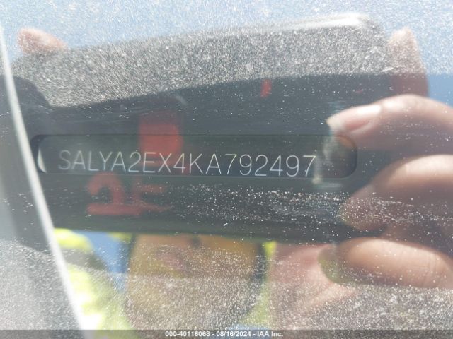 SALYA2EX4KA792497 Land Rover Range Rover Velar P250