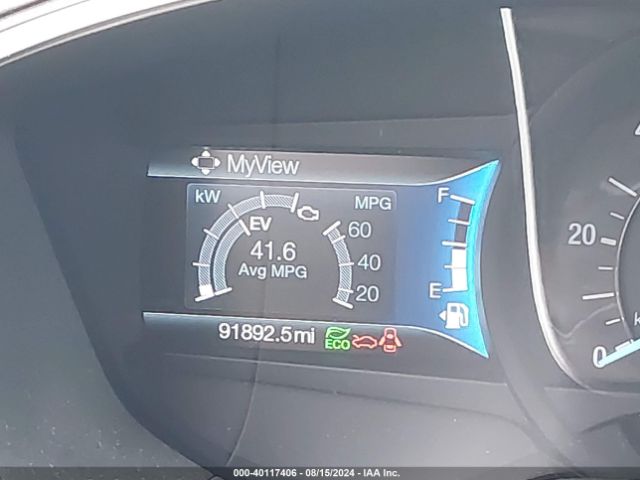 3FA6P0LU9JR238876 Ford Fusion Se Hybrid