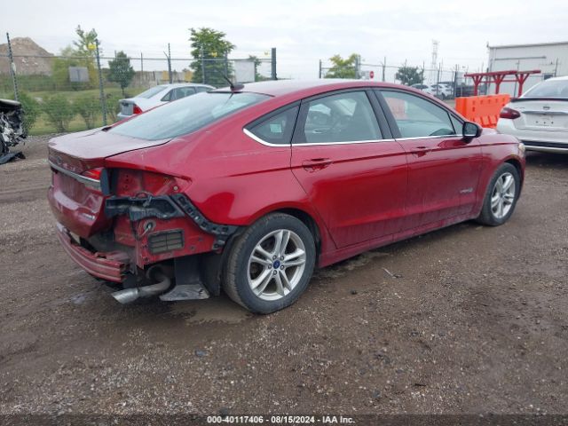 3FA6P0LU9JR238876 Ford Fusion Se Hybrid