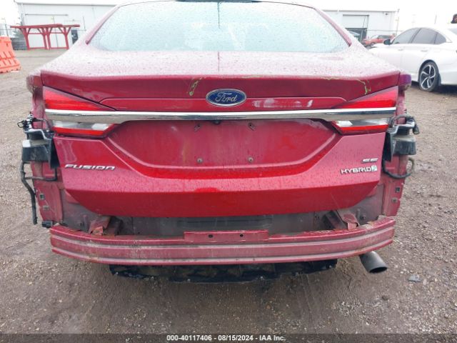 3FA6P0LU9JR238876 Ford Fusion Se Hybrid