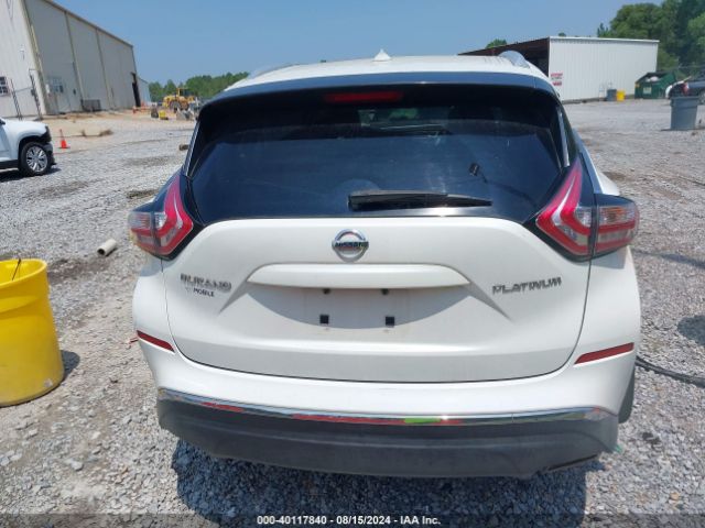 5N1AZ2MG9FN204557 Nissan Murano Platinum