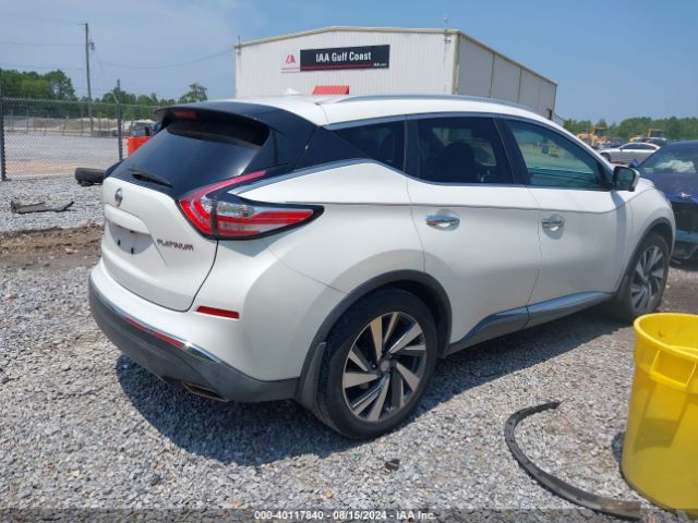 5N1AZ2MG9FN204557 Nissan Murano Platinum