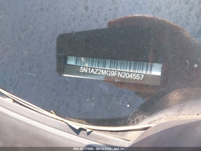 5N1AZ2MG9FN204557 Nissan Murano Platinum