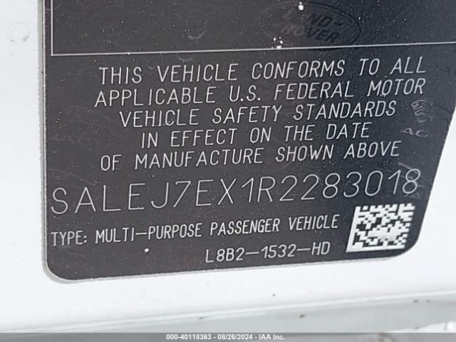 SALEJ7EX1R2283018 Land Rover Defender 110 P300
