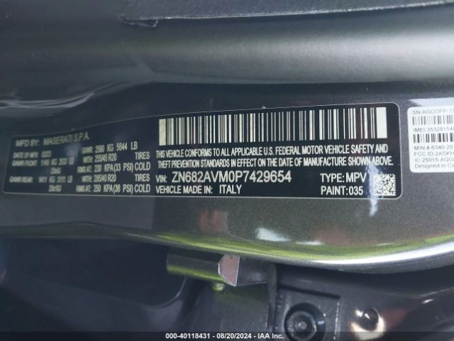 ZN682AVM0P7429654 Maserati Grecale Modena