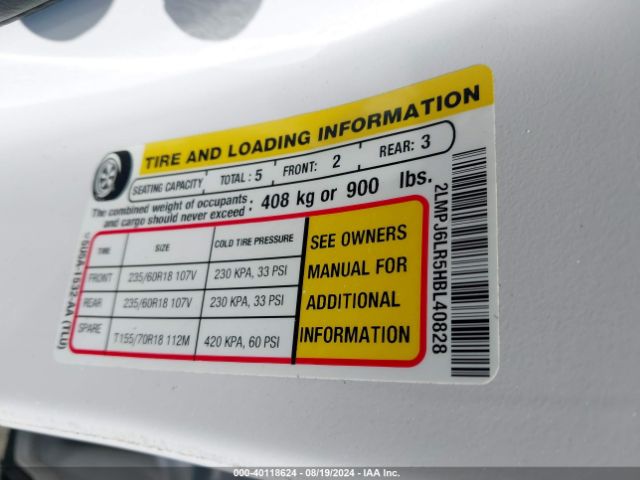 2LMPJ6LR5HBL40828 Lincoln Mkx Reserve